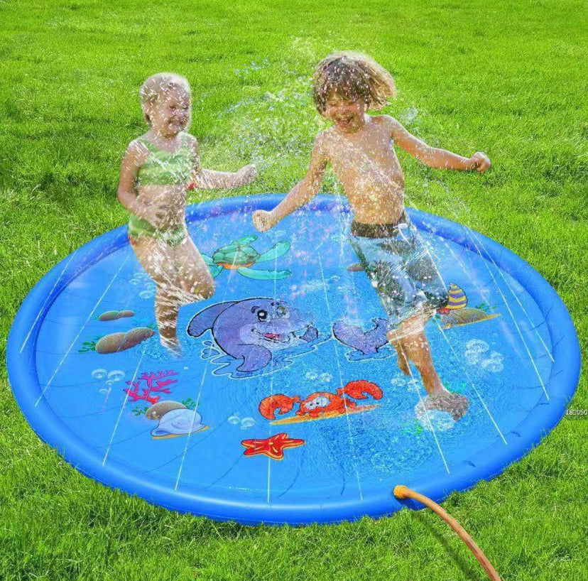 Tapis d'Arrosage Festif : Jeux d'Eau et Divertissement en Plein Air pour Enfants