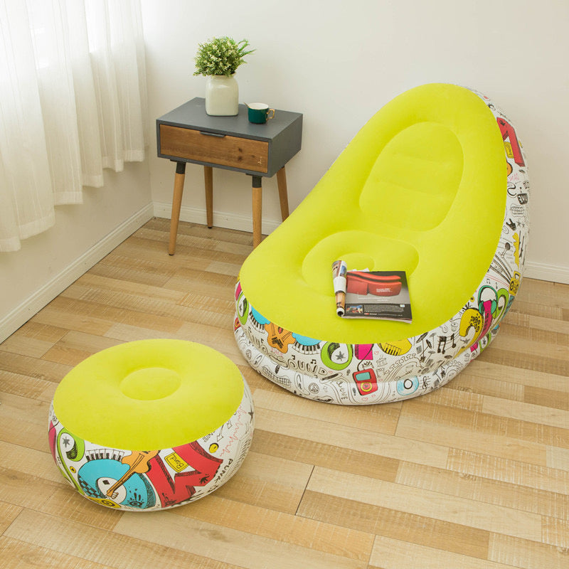 CosyPop Inflatable Armchair and Footrest Set