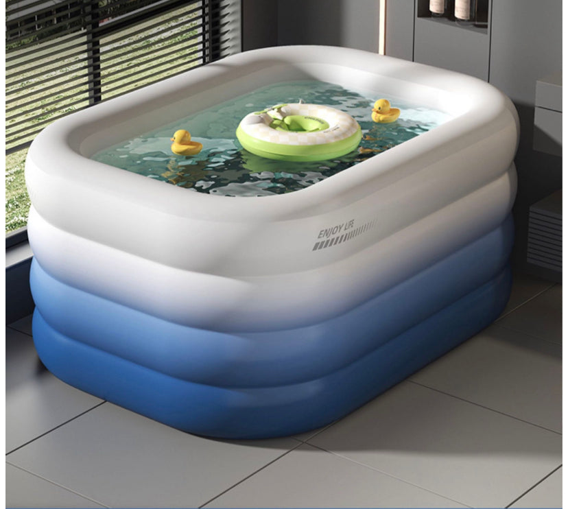 Inflatable pool for small children