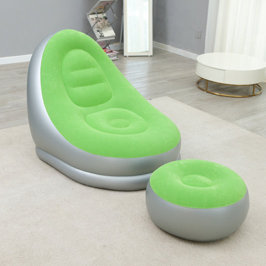 Inflatable Lounge Chair with Ottoman – Ultimate Comfort for Home Relaxation