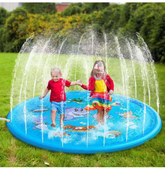 Tapis d'Arrosage Festif : Jeux d'Eau et Divertissement en Plein Air pour Enfants