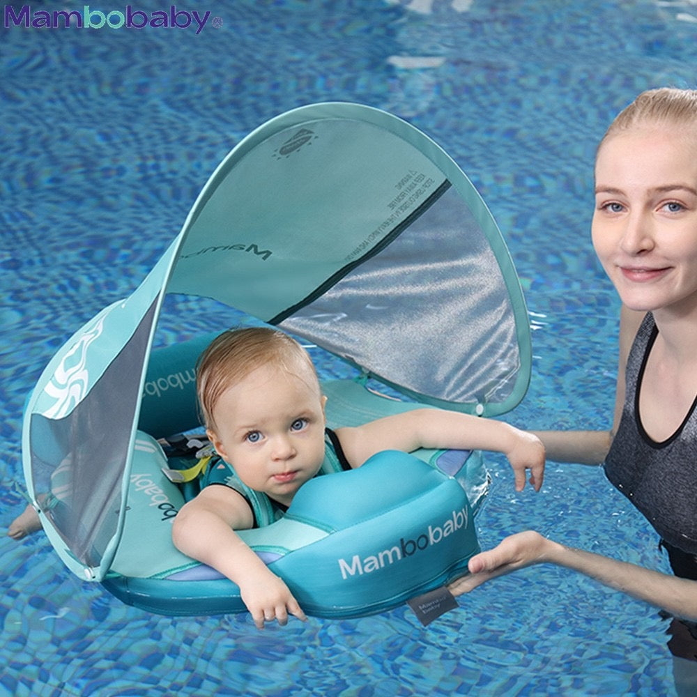 Baby Swimming Float with UV Protection Canopy – Safe and Comfortable Pool Time